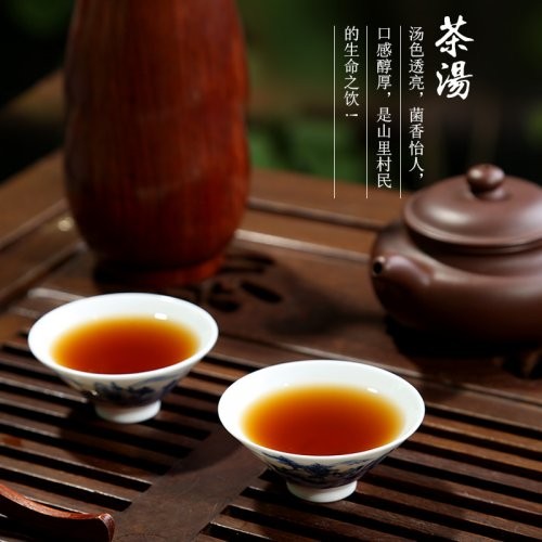 安化原产黑茶 产于海拔千米云台大山无污染 一盒两条（350g）