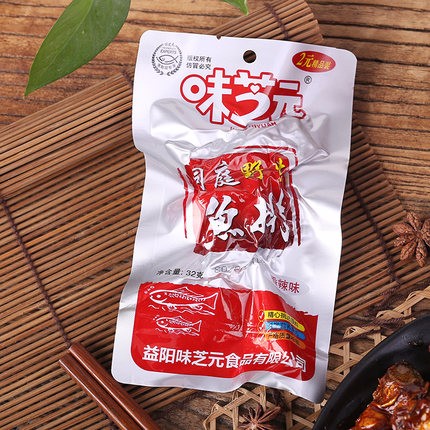味芝元 香辣味 鱼排26g 湖南特产零食