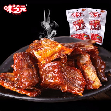 味芝元 香辣味 鱼排26g 湖南特产零食