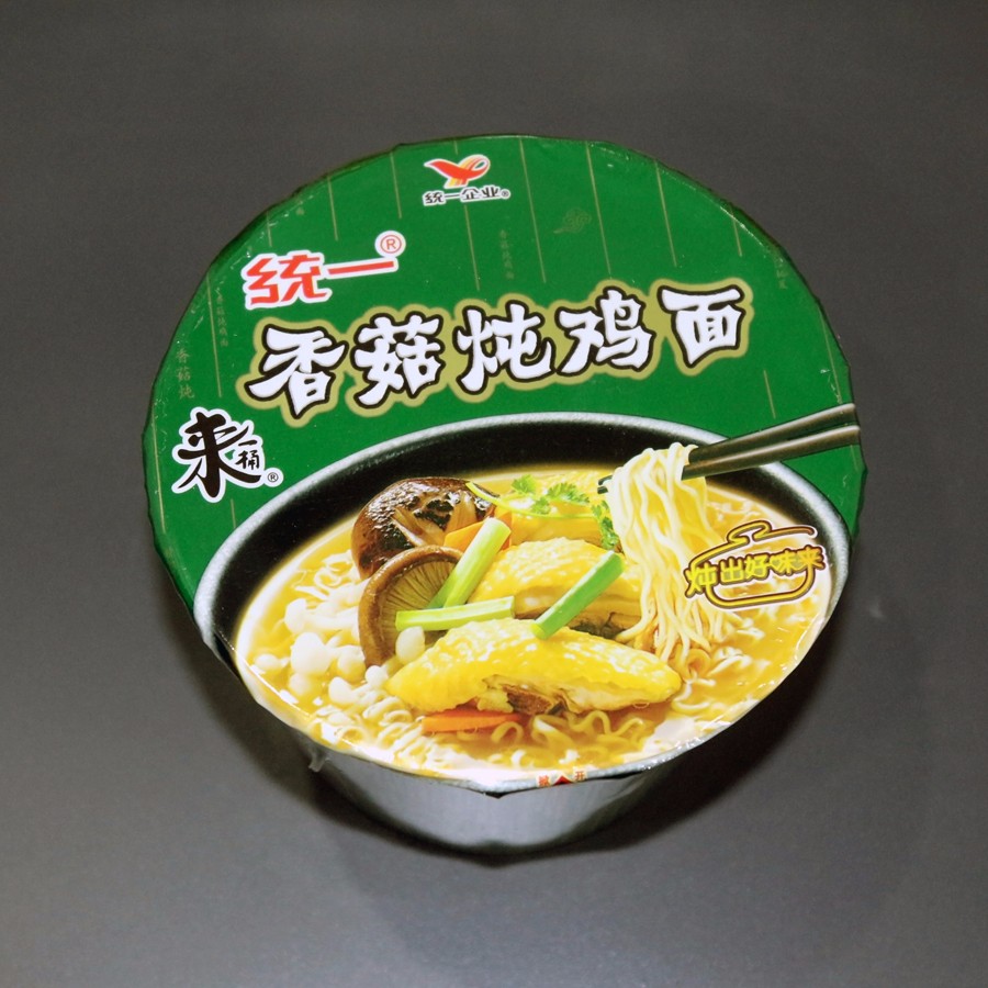 统一 香菇炖鸡面105g 零食速食桶装方便面 面条 泡面