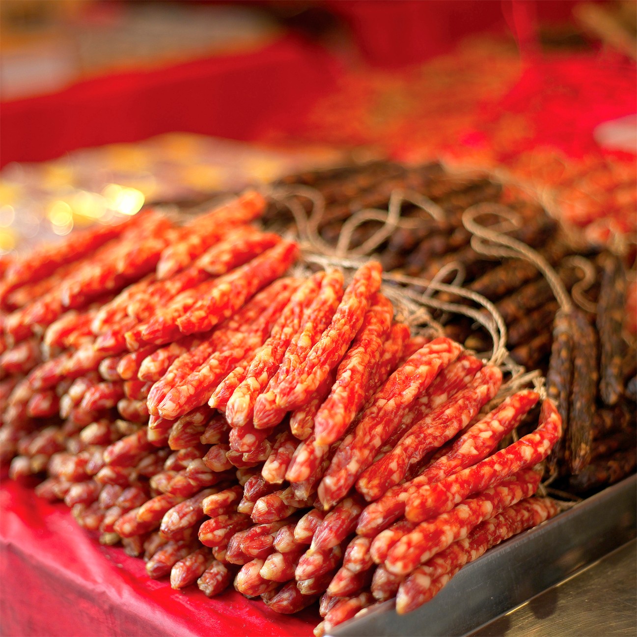 腊香肠 湘西特产 纯手工鲜肉灌装 柴火烟熏腊香肠 500g