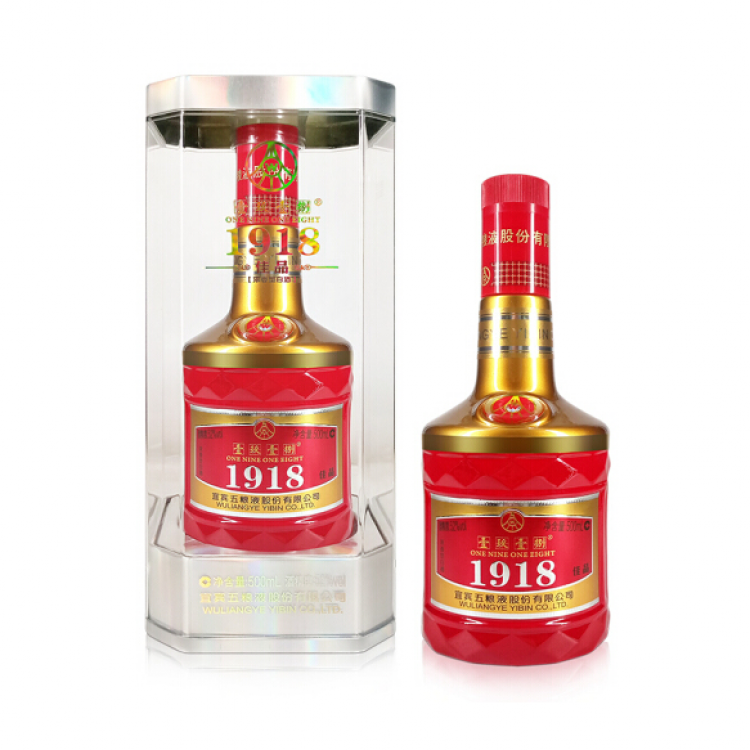 五粮液 1918佳品 浓香型 白酒 52度500ml