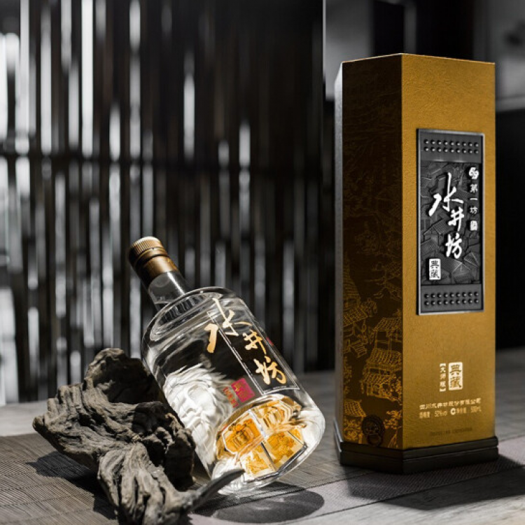 水井坊 52度 典藏大师版 500ml 浓香型白酒 礼盒装 单瓶装