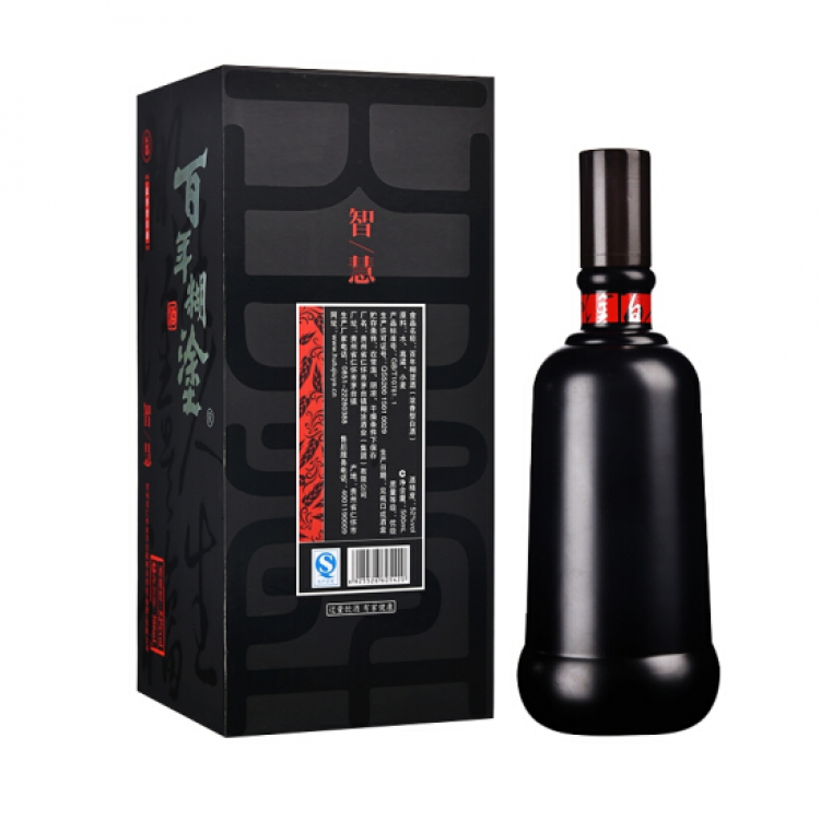 百年糊涂 52度 智慧酒 500ml 白酒 单瓶装