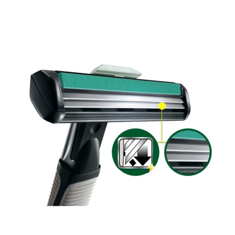 吉列 威锋手动剃须刀 男士吉利刮胡刀剃须 1刀架1刀头 双层刀片