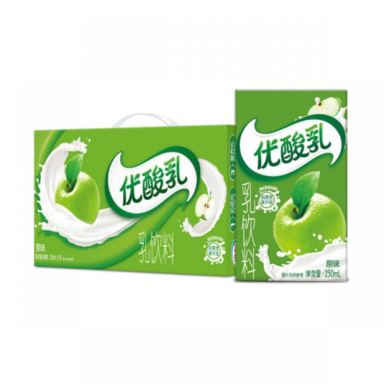 伊利 优酸乳 原味乳饮料250ml*24盒/箱（礼盒装）