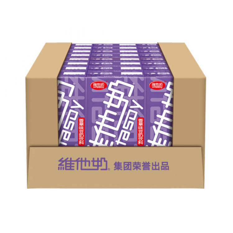维他奶 香草味豆奶 植物蛋白饮料 250ml*24盒 整箱装