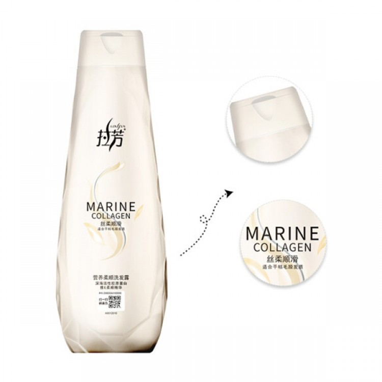 拉芳 丝柔顺滑 400ml 营养柔顺洗发水 (抚平毛躁柔顺盈润男女通用)