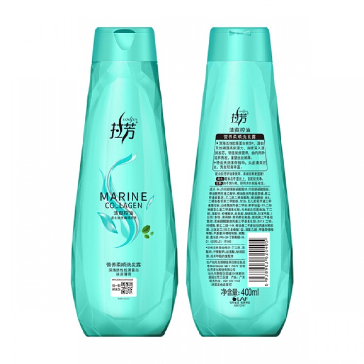 拉芳 清爽控油 400ml 营养柔顺洗发水 （柔顺控油丰盈男女通用）