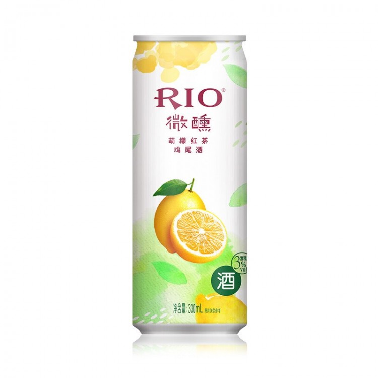 RIO锐澳 微醺果茶新趣鸡尾酒套装 330ml*10罐（9种口味）