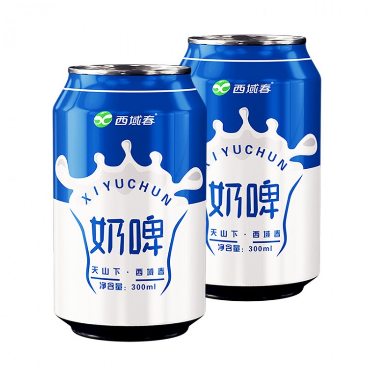 新疆西域春 奶啤整箱 300ml*12罐 乳酸菌饮料风味奶
