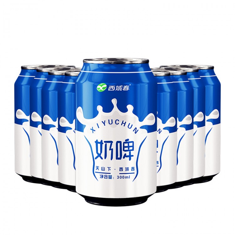 新疆西域春 奶啤整箱 300ml*12罐 乳酸菌饮料风味奶