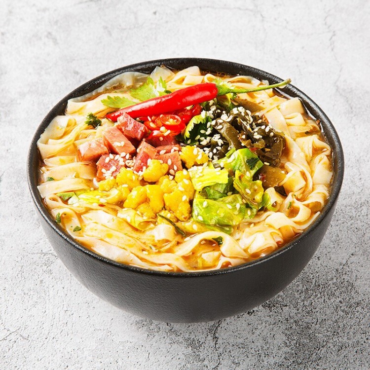 今麦郎 刀削宽面 麻辣牛肉味 126g/1桶泡面 非油炸刀削面 方便面