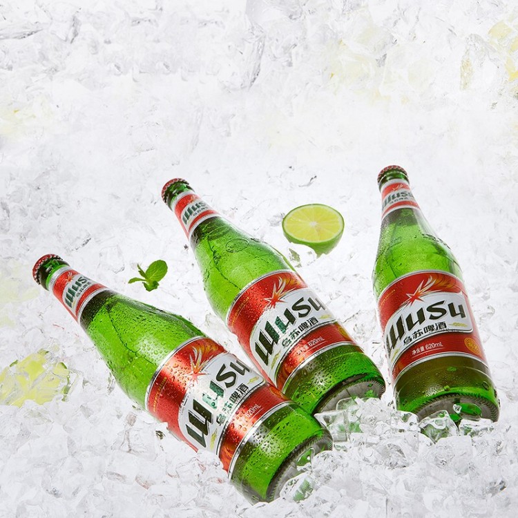 乌苏啤酒 新疆红乌苏啤酒 瓶装620ml*12瓶 整箱装