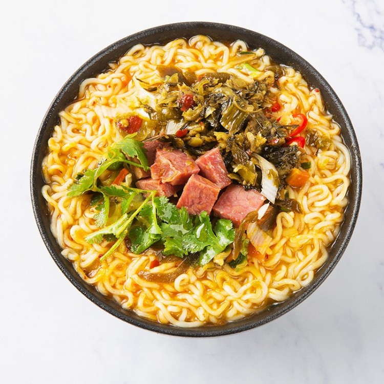 今麦郎 一桶半 老坛酸菜方便面 165g/桶 泡面速食