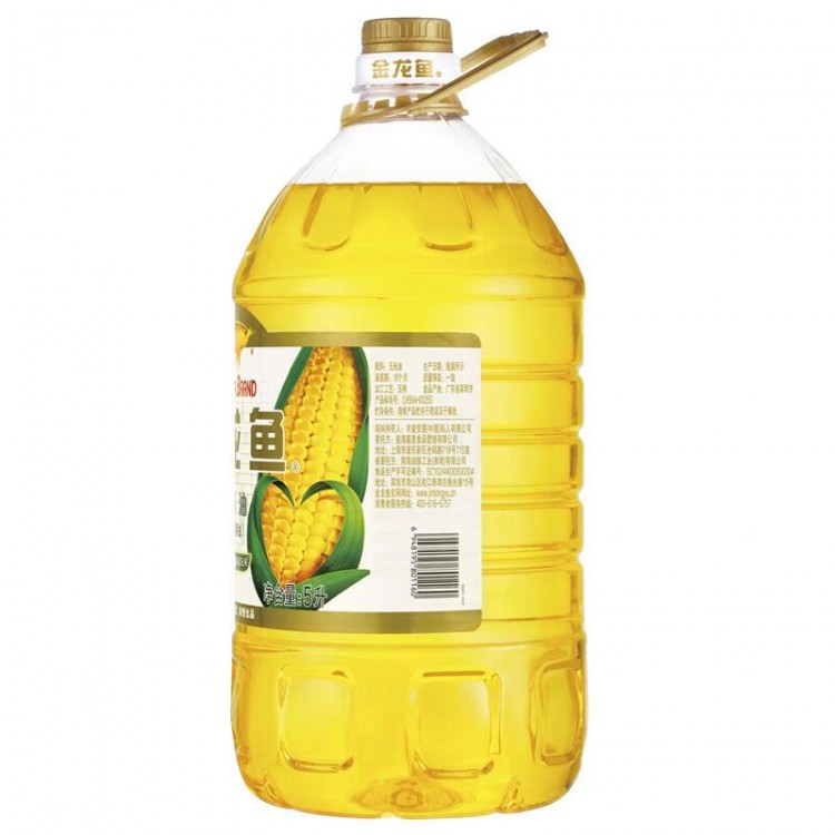 金龙鱼 玉米油 5L/桶 食用油 非转基因 压榨 （富含植物甾醇）