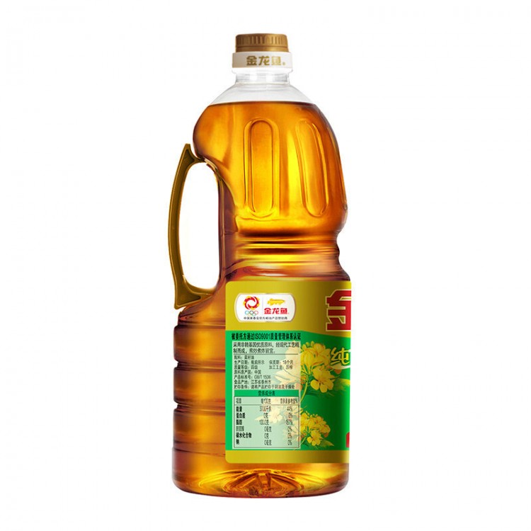 金龙鱼 纯香低芥酸菜籽油 1.8L 非转基因 物理压榨