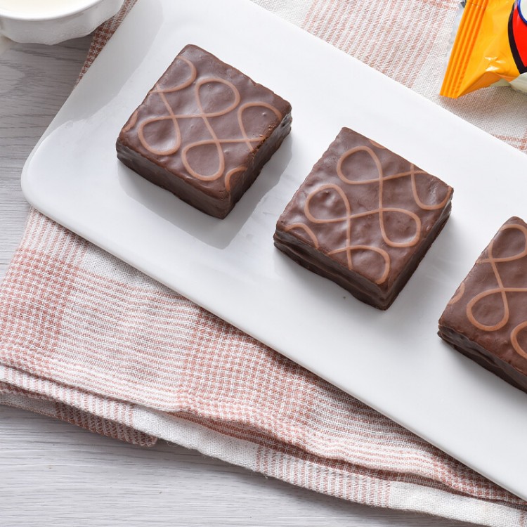 好丽友 Q蒂摩卡巧克力味 2枚56g/盒 营养早餐点心零食 下午茶