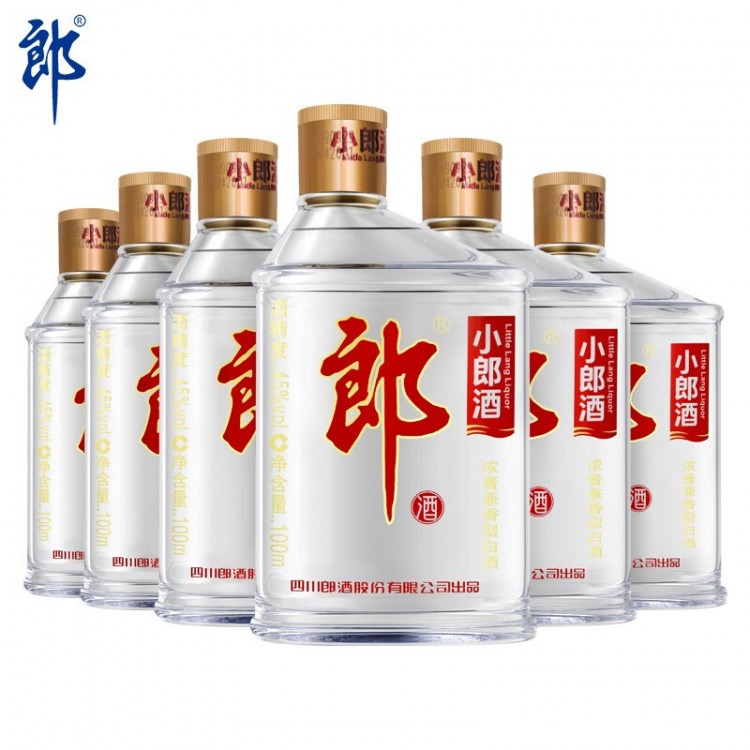 小郎酒 45度兼香型白酒100ml/瓶  歪嘴郎