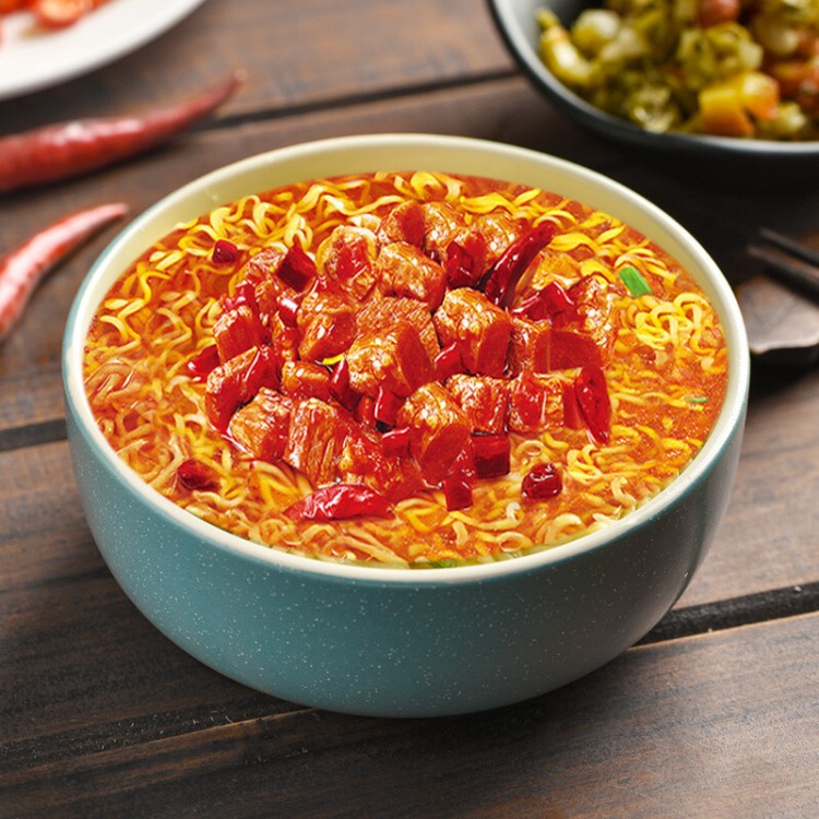 今麦郎方便面 泡面 一袋半大汤面 日式香辣牛肉汤面135g*5袋