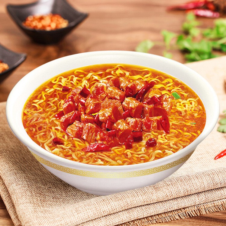今麦郎方便面 泡面 一袋半大汤面 日式香辣牛肉汤面135g*5袋