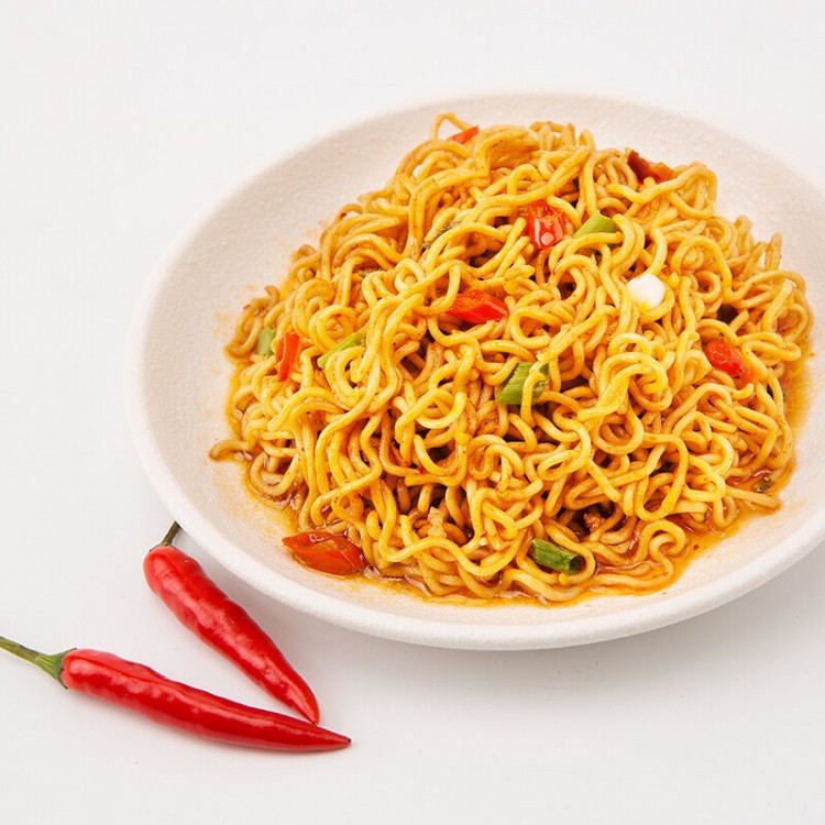 今麦郎 麻辣小龙虾炒面 137g 方便面 泡面拌面盒面 一桶半