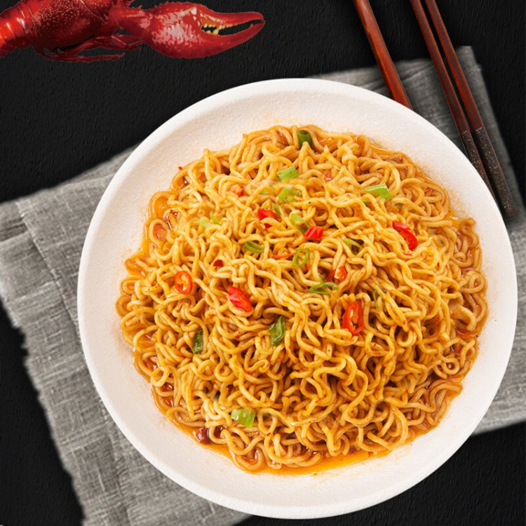 今麦郎 麻辣小龙虾炒面 137g 方便面 泡面拌面盒面 一桶半