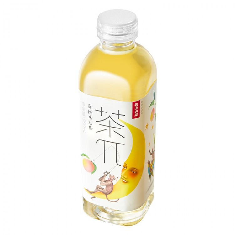 农夫山泉 茶派 蜜桃乌龙茶饮料 900ml/瓶 茶π