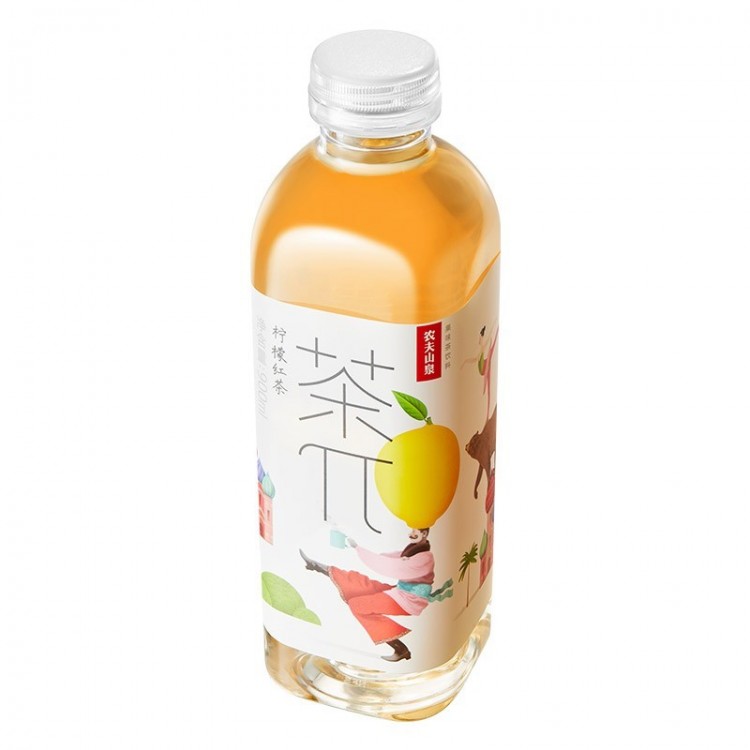 茶派 柠檬红茶饮料 900ml/12瓶  茶π 整箱装 农夫山泉