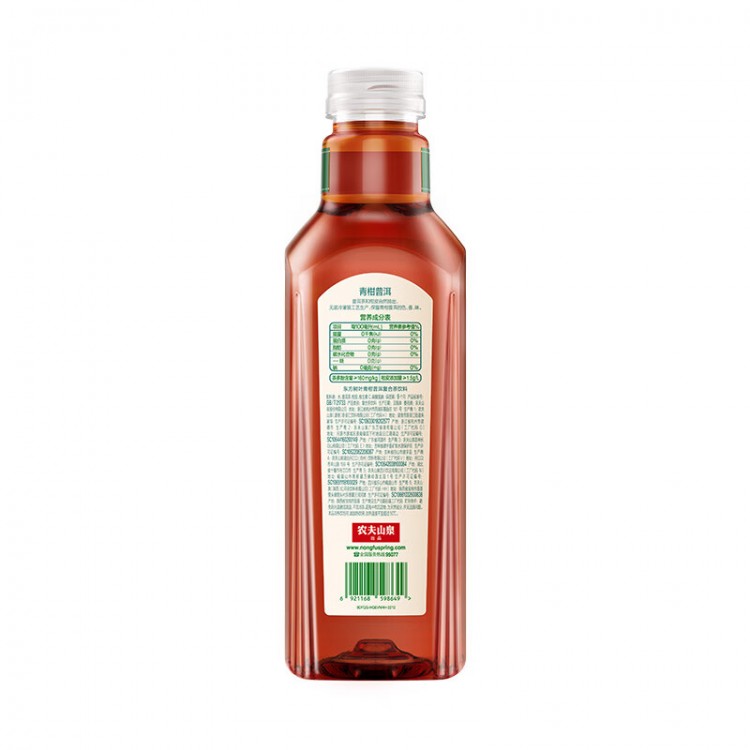 东方树叶 青柑普洱茶 900ml/瓶 复合茶饮料 农夫山泉