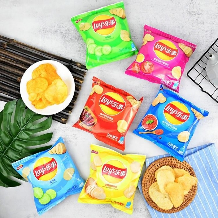 乐事薯片 小包装原切薯片 12g 原味小吃休闲膨化零食
