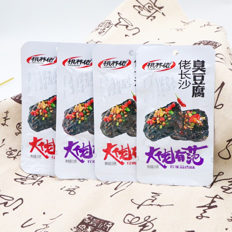桃林佬 长沙臭豆腐 25g/袋 农家蒜香味 臭干子即食休闲麻辣零食品小吃