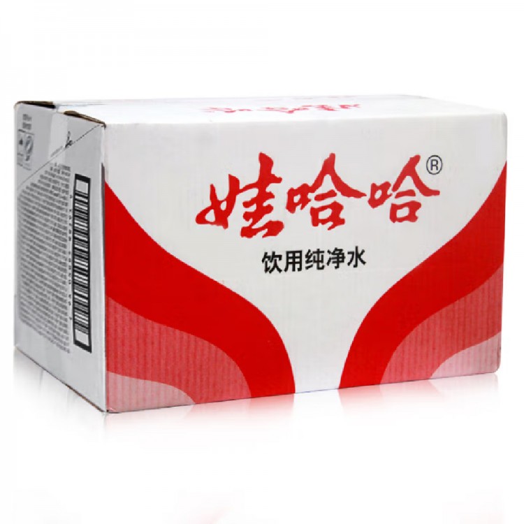 娃哈哈饮用纯净水 596ml/24瓶 整箱装